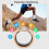 Strasssteine Smart Ring 18mAh Gold Größe 10 4