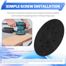 5 Inch 8 Hole Sander Hook and Loop Replacement Sanding Pad for BO5010,BO5030/K,BO5031K,BO5041K,XOB01Z Sander