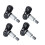 4Pcs Programmable MX Sensor 315MHZ TPMS Tire Pressure Sensor Universal Programmable Autel Tool TS408 TS508 ITS600 8