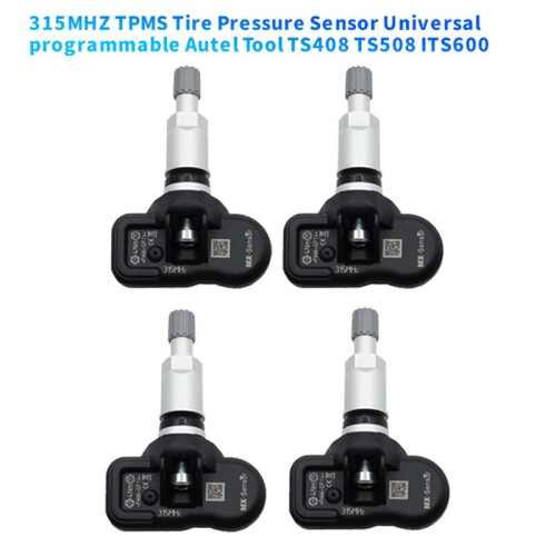 4Pcs Programmable MX Sensor 315MHZ TPMS Tire Pressure Sensor Universal Programmable Autel Tool TS408 TS508 ITS600 1