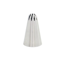 Piping Bags and Tips Set with Closed Star and Drop Flower Nozzles, 304 Stainless Steel for Cake and Cupcake Decorating