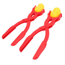 Juego de 2 moldes de plástico para bolas de nieve en forma de corazón y ciervo