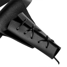 Épée Médiévale en Cuir, Poignard, Grenouille, Cadre en Cuir, Ceinture Renaissance, Convient pour le Jeu de Rôle de Chevalier, Guerrier, Pirate