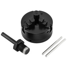 Mini Lathe Chuck 50mm 3 Jaw Self Centering Precision Carbon Steel for Wood and Metal