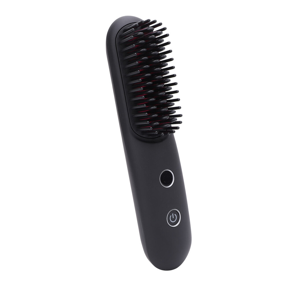 Cordless Hair Straightener Brush 6400mAH Rechargeable Dual Use Comb for Women