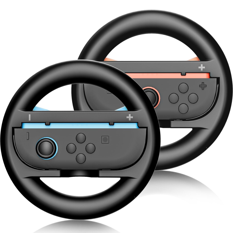 Steering Wheel 2 Pack For Nintendo Switch 2 And Mario Kart, Ergonomic Grip And Enhanced Motion Control 9771547192091