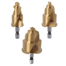 3pcs 20/25/32mm Step Drill Bit with Limit Swivel PPR Lifting Cone Drill Bits for Water Pipe Reaming