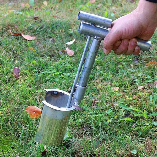 Garden Transplanter Tool Versatile Seedling Bulb Planter, Handheld Soil Sampler Planting, Fruit Trees Lawn Care Tool 2