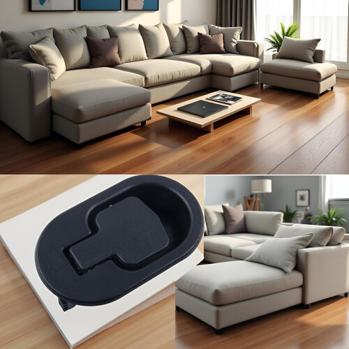 Recliner Replacement Handle for Sofa Chair with Universal Cable Compatibility, ABS Durable Lever 2