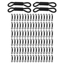 100PCS Baby Chicken Splay Leg Hobble Brace Adjustable Poultry Leg Bands for Newborn Spraddle Leg Chick Bird Quails Ducks