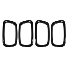 4PCS Interior Door Handle Trim Bezel Molding Garnish for HR-V HRV Vezel 2021 2022 Accessories Car-Styling