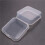 Small Clear Plastic Beads Storage Containers Box with Hinged Lid for Accessories,Crafts,Learning Supplies,Screws,Drills 2