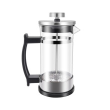 Cafetera, Cafetera de Vidrio de Acero Inoxidable, Cafetera de Filtro de Prensa Francesa, Tetera DoméStica, Adecuada para Hacer Té