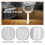 Meat Scraper Bone Dust Scraper Bone Scraper White  Scraper Bone Dust Remover Square Bone Dust Scraper 3