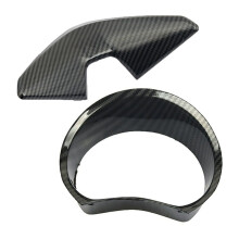 FüR NMAX155 125 150 2016-2019 Motorrad Kohle Faser Front Maske HüLle Deckel Kopf Abdeckung Instrumenten Koffer ZubehöR