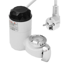 Elektrischer Heiß Warmwasserbereiter mit Temperatur Anzeige für KüChen Durchlauferhitzer Wasserhahn Heizung Tanklos Wasser Durchlauferhitzer EU