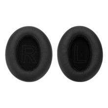 2 Pezzi di Cuscinetti Auricolari di Ricambio nel Pelle Proteica per Cuffie Soundcore Life Q20, Q20BT