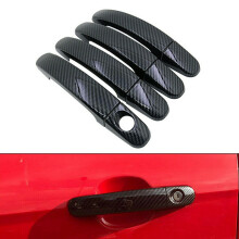 8 PCS Car ABS Carbon Fiber 4 Door Handle Covers for Focus Escape Ranger 2013 2014 2015 2016 2017 2018