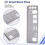 I/O Shield Back Plate for B250C B75 12USB B75 8USB Mining Motherboard IO Baffle Chassis Bracket 3