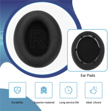 Almohadillas de Repuesto de Cuero Proteico para Auriculares Soundcore Life Q20, Q20BT, 2 Uds.