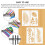 16 Pieces Leaves Stencil Reusable Sheet Painting Stencil Sheet Wall Stencil Leaf Pattern Template Tropical Leaf Reusable 3