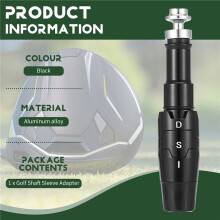1Pc 0.335RH Shaft Sleeve Adapter for Epic GBB Rogue Mavrik Bertha X2Hot Flash 815 816 Driver Tip