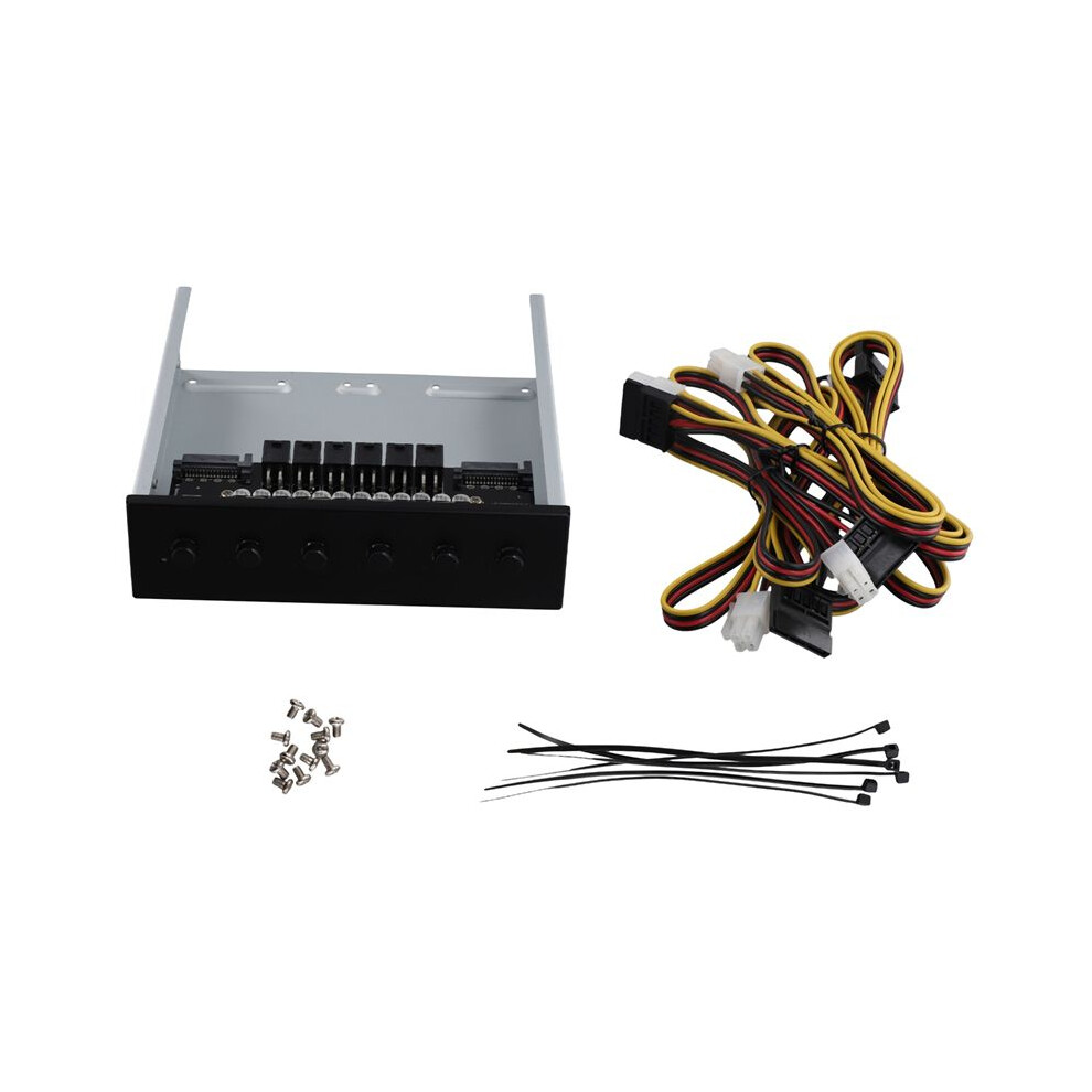 Photos - Other for Computer 6 Way Hard Disk Selector Controller Hard Drive Power Module for Desktop Computer Support 2.5/3.5 Inch HDD