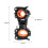 Bicycle Light Holder, Multifunctional Rotatable Flashlight Holder, Bicycle Headlight Holder Black+Green 2
