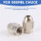 10Pcs Brass Collet for , Replacement 4485 Quick Change Rotary Drill Nut Tool Set with Two Metal Change Collet Nut 4
