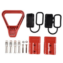 2Pcs 175A 1/0 AWG Battery Power Connector Cable Quick Connect Disconnect Kit for Anderson Connector for Car ATV Winch