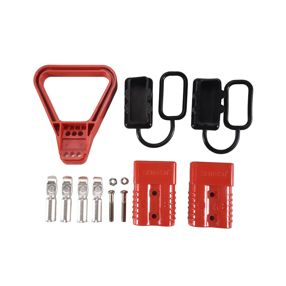 2Pcs 175A 1/0 Awg Battery Power Connector Cable Quick Connect Disconnect Kit For Anderson Connector For Car Atv Winch 6031088694236