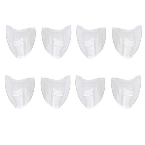 4 Pairs Eye Glasses Side Shields Slip  Clear Side Shield for Safety Glasses