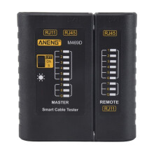 ANENG M469D RJ45 Cable Lan Tester Network Cable Tester RJ11 RJ12 CAT5 UTP LAN Cable Tester Networking Tool Network Repair A