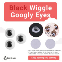 1000 Pieces Eyes Self Adhesive Googly Eyes for DIY Scrapbooking, Festival Doll Making Toys Eyes 6mm