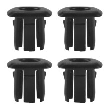 Door Pin Guide Trim Panel Locking Knob Button Cover Black Car for Door and Window for - 5 Series F10 F18 4PCS