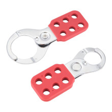 2 PCS Lock Out Tag Out Lock Hasp Safety Padlock Lockout Steel Nylon Hasp Lock for Industry Equipment