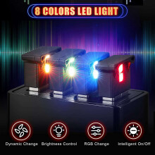 OśWietlenie LED USB, OśWietlenie WnęTrza Samochodu RGB LED 5 V, OśWietlenie Klawiatury Laptopa Dekoracja Biurowa w Domu Lampka Nocna