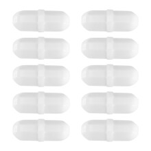 10 Pcs 20mm/0.8 Inch Magnetic Stirrer Mixer Stir Bar Laboratory Bar Stir Plate Bar