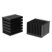 2 Szt. 40X40X30Mm Aluminiowy Radiator ChłOdnicy ChłOdzenie Radiatora do UkłAdu Elektronicznego LED z Przewodnictwem Termicznym