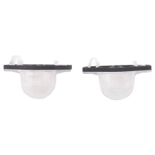 LED License Plate Light Lampshade for CR-V HR-V Accord 2-Pieces Tag Lamp Assembly Replacement