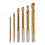 6Pcs Titanium Drill Saw Bit Set, HSS Serrated Bit Hole Drilling, 3-8mm Carpenter Hacksaw Drill Bits Kit 1