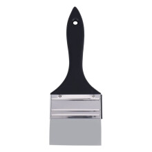 Cepillo Moldeador de Color de Silicona Brocha Plana de Silicona Ancha y Firme Herramienta de Pintura a Base de Agua y AcríLico Flexible, 3 Pulgadas