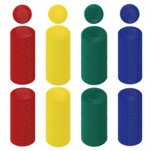 400 Pieces Plastic Poker Chips Game Chips 4 Colors Counter Card for Game Playing Counting Bingo Game Chips Card, 4