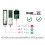 M.2 SSD para U.2 Adaptador 2 em 1 M.2 NVMe e -Bus NGFF SSD para PCI-E U.2 SFF-8639 Adaptador PCIe M2 Converter, Sem Shell 6