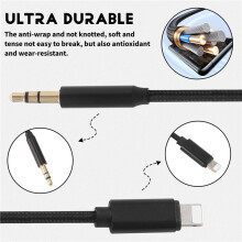 Auto AUX Kabel für Audiokabel AUX Kabel auf 3,5 Mm Premium Audio für 13 Pro-8 Auto Radios
