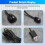 IR Extender Infrared IR Remote Control Receiver USB IR Receiver Adapter Transmitter for Cable Box Stereo Receiver HD TV 6