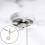 3Pack Ceiling Fan Light  ZE-110 Fan  3 Way Speed Fan  Ceiling Pull Chain  Replacement (Nickel) 3