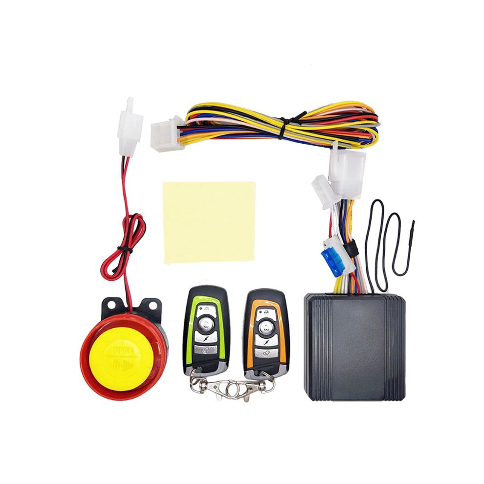 12V Motorcycle Bike Security Alarm System Motorcycle Bike Scooter Remote Control Anti-Theft 6031088625711