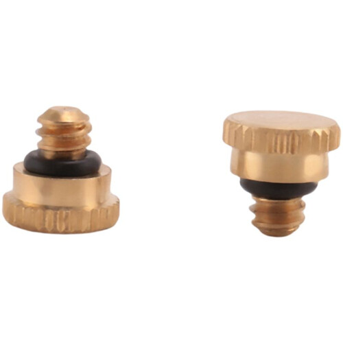 10PCS 10/24 Screw Thread Brass Misting Nozzle Plug Low Pressure Atomizing Mist Nozzle for Outdoor Cooling System 2