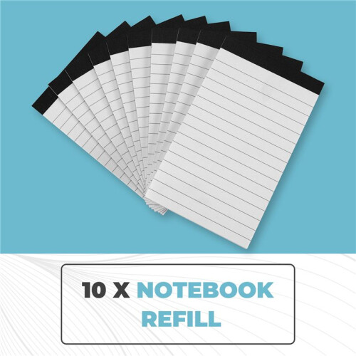 10 Pcs Handwriting  Notebook  Pocket Notebook Refill A7 Memo Book Refill with 30 Sheets Lined Office Supplies 2